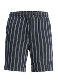 Jack & Jones - Jack&Jones Komplet koszula i szorty materiałowe Easter 12281255 Granatowy Relaxed Fit. Kolor: niebieski. Materiał: bawełna