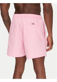 TOMMY HILFIGER - Tommy Hilfiger Szorty kąpielowe UM0UM03258 Różowy Regular Fit. Kolor: różowy. Materiał: syntetyk #4