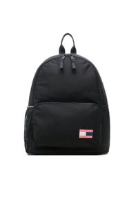 TOMMY HILFIGER - Tommy Hilfiger Plecak Big Flag Backpack AU0AU01725 Czarny. Kolor: czarny. Materiał: materiał #1