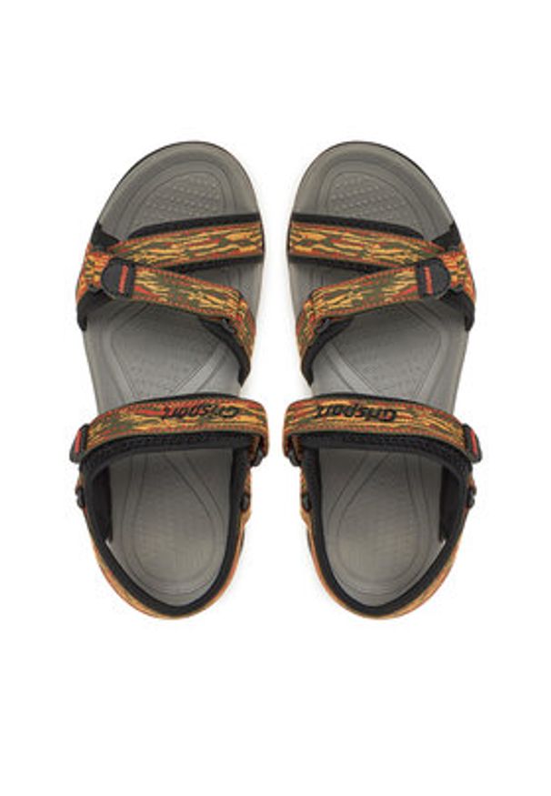 Grisport Sandały GR-25-34-9025L Kolorowy. Materiał: materiał. Wzór: kolorowy