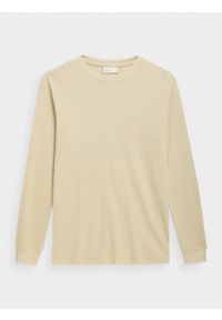 outhorn - Longsleeve z dzianiny waflowej męski. Okazja: na co dzień. Materiał: dzianina. Długość rękawa: długi rękaw. Styl: casual, klasyczny