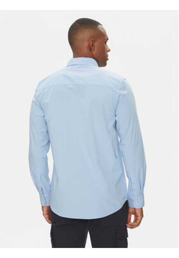 Aeronautica Militare Koszula 251CA1261CT3288 Błękitny Regular Fit. Kolor: niebieski. Materiał: bawełna