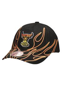 Czapka z daszkiem Mitchell & Ness NBA Chicago Bulls Flamez - 6LUXMM20018. Kolor: czarny #1