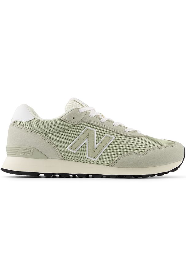Buty męskie New Balance ML515LCG – zielone. Okazja: na co dzień. Kolor: zielony. Materiał: zamsz, materiał, skóra, syntetyk. Szerokość cholewki: normalna