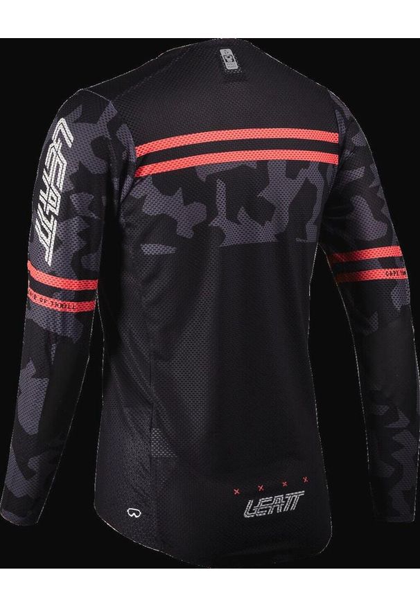 LEATT - Longsleeve rowerowy damski Leatt MTB Gravity 4.0 W. Kolor: czarny. Materiał: jersey. Długość rękawa: długi rękaw