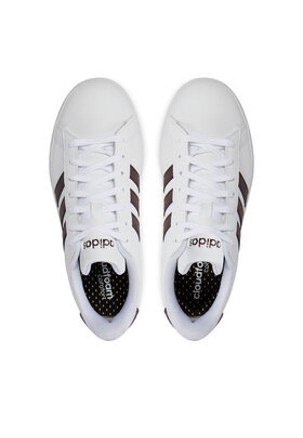 Adidas - adidas Sneakersy Grand Court Cloudfoam Lifestyle Court Comfort ID2978 Biały. Kolor: biały. Materiał: skóra. Model: Adidas Cloudfoam