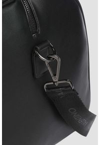 Valentino by Mario Valentino - VALENTINO Czarna torba podróżna z ekoskóry Horizon. Kolor: czarny. Materiał: skóra ekologiczna #7