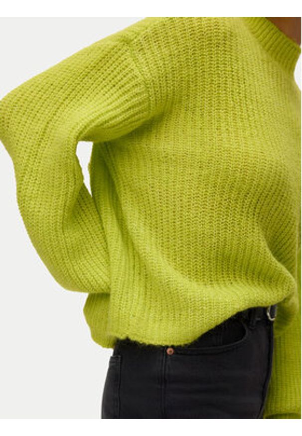 Vero Moda Sweter Ellie 10346753 Żółty Oversize. Kolor: żółty. Materiał: syntetyk