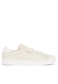Tommy Jeans Sneakersy Tjm Leather Low Cupsole Suede EM0EM01375 Beżowy. Kolor: beżowy #1