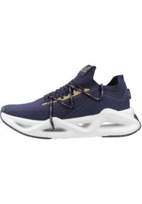 EA7 - Kapcie EMPORIO ARMANI X8X087 XK227 Niebieski. Kolor: niebieski. Materiał: tkanina. Sport: turystyka piesza