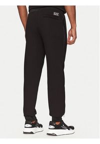 EA7 Emporio Armani Spodnie dresowe 7M000144 AF13538 UC001 Czarny Regular Fit. Kolor: czarny. Materiał: syntetyk, bawełna #5