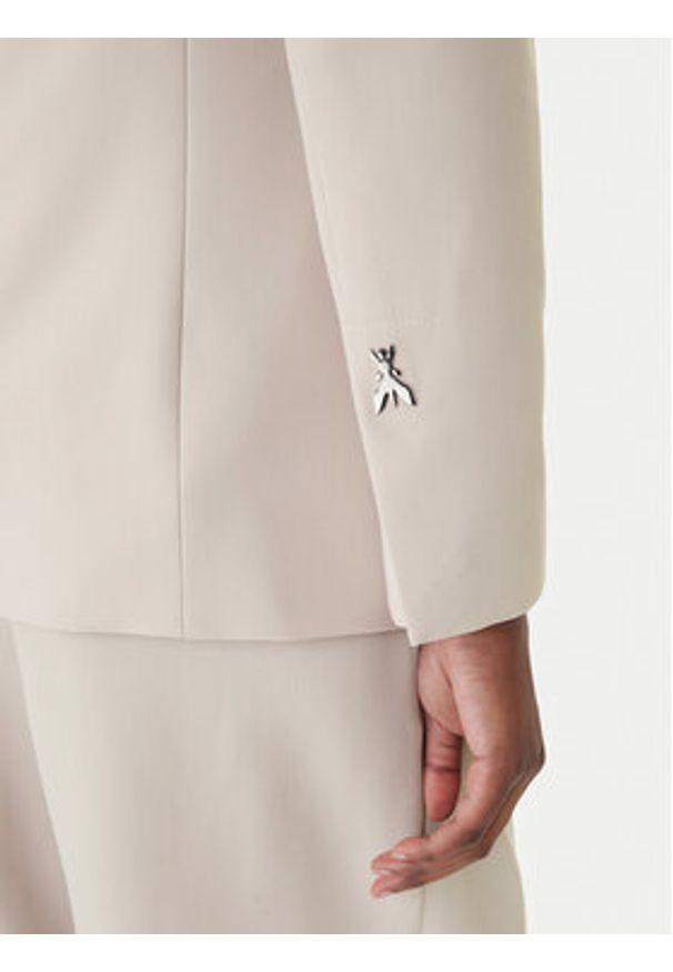 Patrizia Pepe Marynarka 8S0582/A498-S748 Szary Regular Fit. Kolor: szary. Materiał: syntetyk