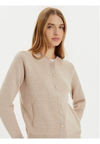 Tatuum Kardigan Angie T2420.100B Beżowy Regular Fit. Kolor: beżowy. Materiał: syntetyk #5