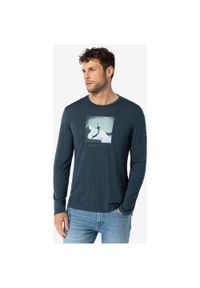 Koszulka z długim rękawem męska SUPER.NATURAL M Almost Done LS. Kolor: niebieski. Długość rękawa: długi rękaw. Długość: długie #1