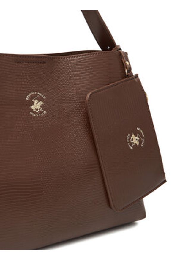 Beverly Hills Polo Club Torebka BHPC-W-04-A23 Brązowy. Kolor: brązowy