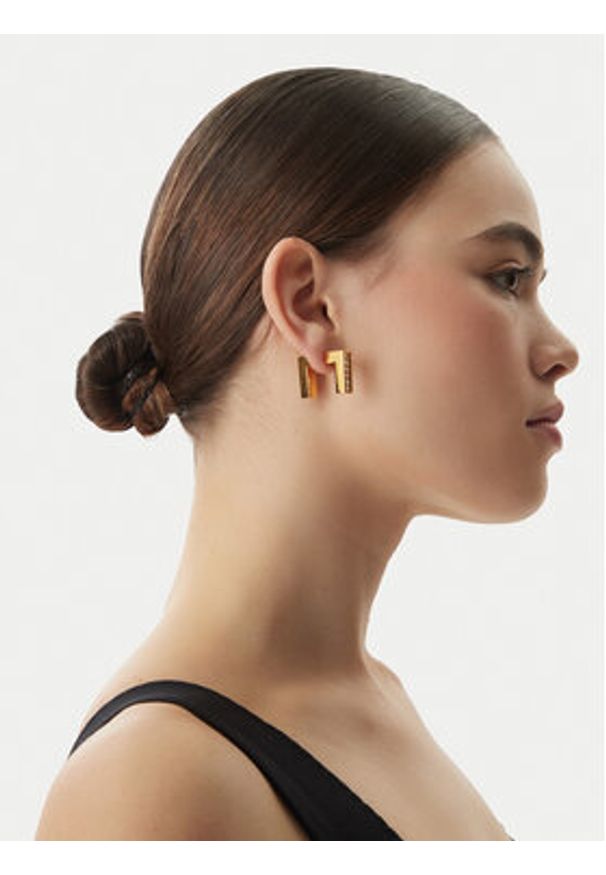 Elisabetta Franchi Kolczyki OR-26K-61E2-V230 Złoty. Materiał: metalowe. Kolor: złoty