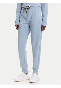 BOSS Spodnie dresowe CP Stripe 50524759 Błękitny Regular Fit. Kolor: niebieski. Materiał: bawełna