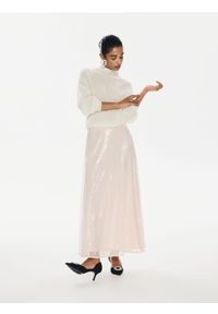 Reserved - Sweter z wełną - złamana biel. Materiał: wełna #1