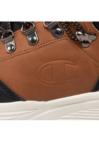 Champion Sneakersy Climb Rx Mid S21924-CHA-MS053 Brązowy. Kolor: brązowy. Materiał: skóra #4