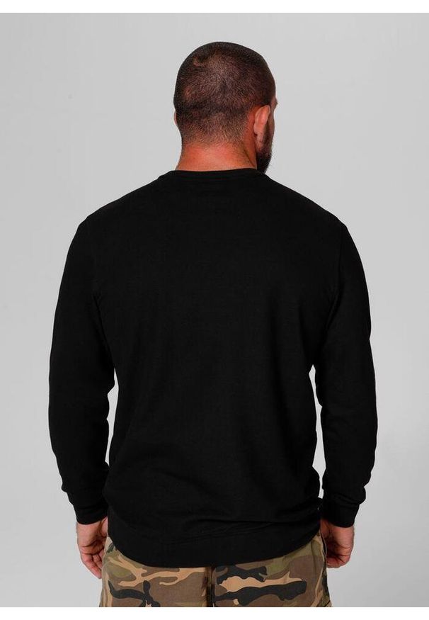 PITBULL - Longsleeve męski Pitbull Pique Rockey. Kolor: czarny. Długość rękawa: długi rękaw