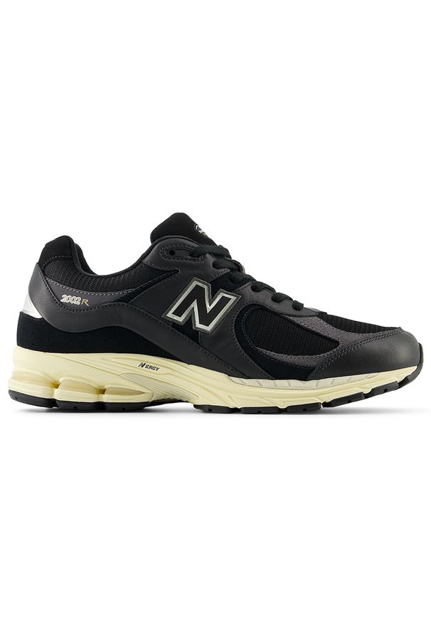 Buty unisex New Balance M2002RIB – czarne. Kolor: czarny. Materiał: guma, zamsz, skóra. Szerokość cholewki: normalna