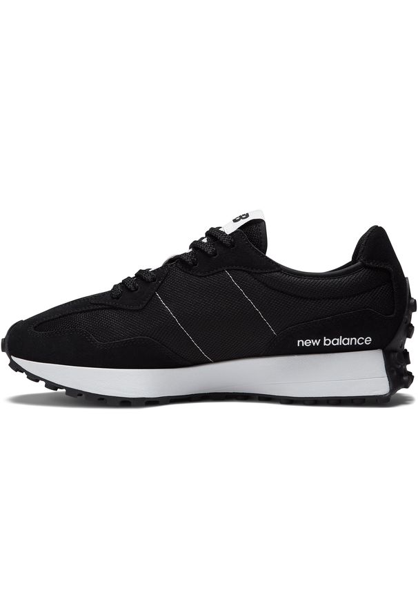 Buty męskie New Balance MS327CBW – czarne. Okazja: na co dzień. Kolor: czarny. Materiał: syntetyk, skóra, materiał, zamsz, jeans, guma. Szerokość cholewki: normalna