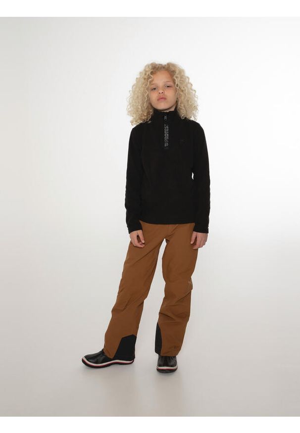 Bluza dziecięca Protest PERFECTY JR 1/4 zip top. Kolor: czarny