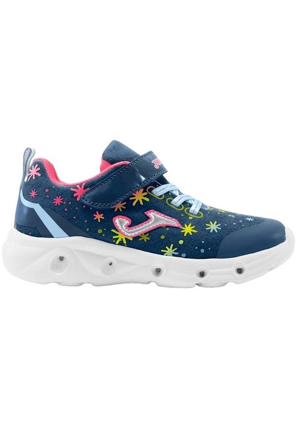 Joma - Buty sportowe Sneakersy dziewczęce, Space Jr 24 JSPACW. Kolor: niebieski. Sport: turystyka piesza