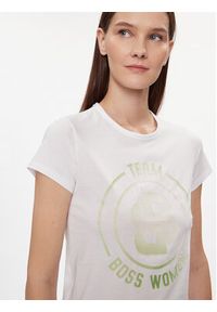 BOSS - Boss T-Shirt 50514738 Biały Regular Fit. Kolor: biały. Materiał: bawełna #4