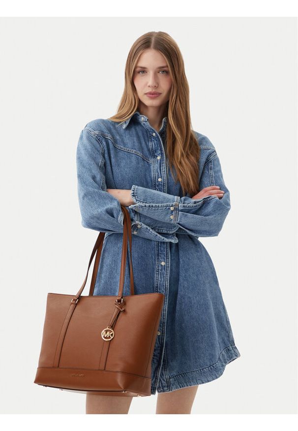 MICHAEL Michael Kors Torebka 30S6G3PT3V Brązowy. Kolor: brązowy. Materiał: skórzane