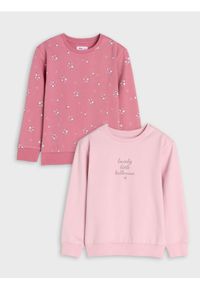 Sinsay - Bluza 2 pack - różowy. Kolor: różowy. Długość rękawa: długi rękaw. Długość: długie #1