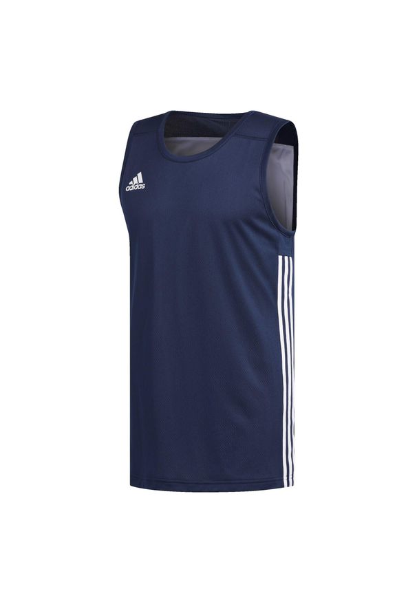 Adidas - 3G Speed Reversible Jersey. Kolor: niebieski, wielokolorowy, biały. Materiał: poliester, jersey. Styl: sportowy