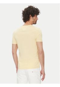 Tommy Jeans T-Shirt DM0DM20363 Żółty Slim Fit. Kolor: żółty. Materiał: syntetyk, bawełna #4