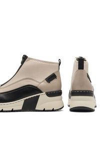 Rieker Sneakersy N6352-60 Beżowy. Kolor: beżowy. Materiał: syntetyk #5