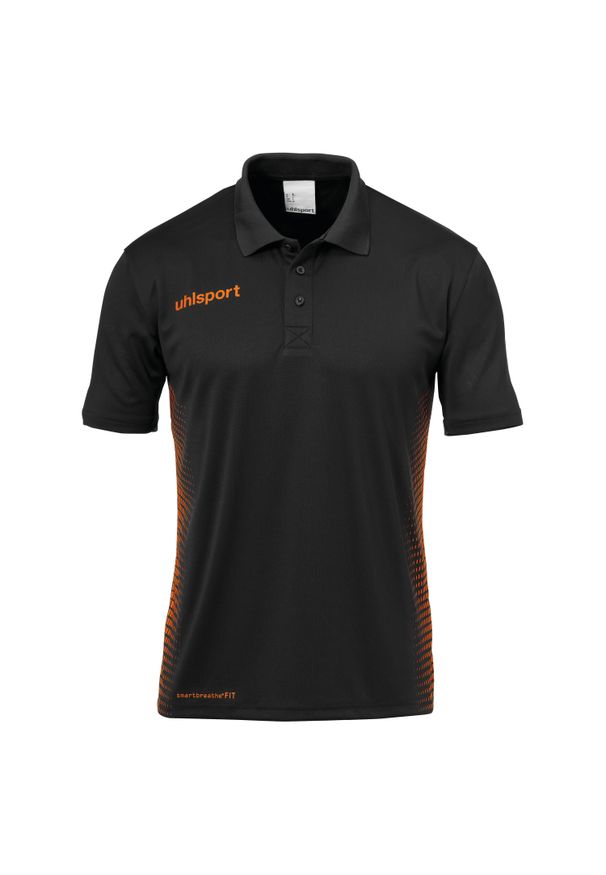UHLSPORT - Koszulka polo dla dzieci Uhlsport Score. Typ kołnierza: polo. Kolor: wielokolorowy, czarny, pomarańczowy. Sport: piłka nożna, fitness