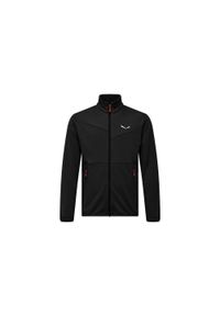 Salewa - Bluza trekkingowa męska Puez Cammino PL. Kolor: czarny. Materiał: materiał