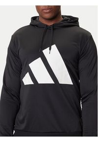 Adidas - adidas Dres Big Logo French Terry JX5551 Czarny Regular Fit. Kolor: czarny. Materiał: bawełna #5