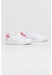 adidas Originals Buty G55666 kolor biały. Nosek buta: okrągły. Zapięcie: sznurówki. Kolor: biały. Materiał: guma. Model: Adidas Stan Smith #4