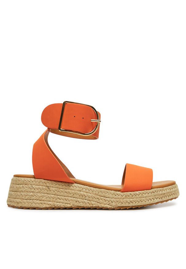 Espadryle DeeZee. Kolor: pomarańczowy
