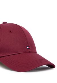 TOMMY HILFIGER - Tommy Hilfiger Czapka z daszkiem Th Flag AM0AM13008 Bordowy. Kolor: czerwony. Materiał: bawełna #3