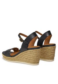 Geox Espadryle D Ponza D45GVA 00043 C9999 Czarny. Kolor: czarny. Materiał: skóra #4