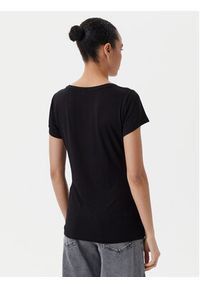 Liu Jo Beachwear T-Shirt VA5157 JS360 Czarny Regular Fit. Kolor: czarny. Materiał: wiskoza #5