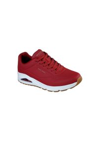 skechers - Buty do chodzenia męskie Skechers Unostand ON Air. Zapięcie: sznurówki. Kolor: czerwony. Materiał: materiał, syntetyk, tkanina, guma. Szerokość cholewki: normalna. Sport: turystyka piesza #1