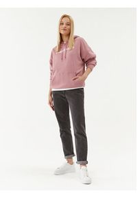 Converse Bluza Wordmark Fleece Hoodie Emb 10025690-A11 Różowy Regular Fit. Kolor: różowy. Materiał: bawełna #5