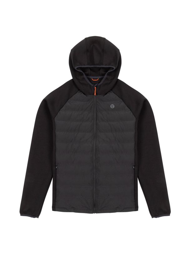 Wrangler - WRANGLER ATHLETIC HYBRID MĘSKA KURTKA PRZEJŚCIOWA WIOSENNA JESIENNA REAL BLACK WA4MY3101 112324777. Sezon: jesień, wiosna