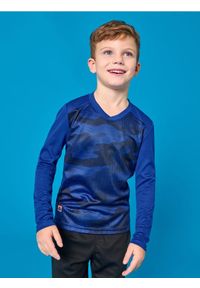 Sinsay - Koszulka z długim rękawem ACTIVE - niebieski. Kolor: niebieski. Długość rękawa: długi rękaw. Długość: długie #1