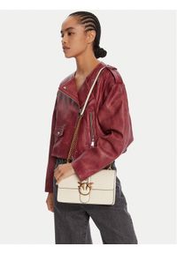 Pinko - PINKO Torebka Love One Classic ST.CL Al 25-26 PLTT 105857 A0F1 Biały. Kolor: biały. Materiał: skórzane #1