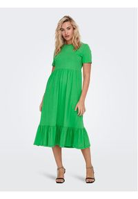 only - ONLY Sukienka codzienna 15252525 Zielony Regular Fit. Okazja: na co dzień. Kolor: zielony. Materiał: bawełna. Typ sukienki: proste. Styl: casual #2