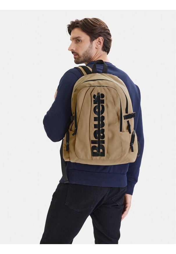 Blauer Plecak S6WORCE03/SPL Beżowy. Kolor: beżowy. Materiał: materiał