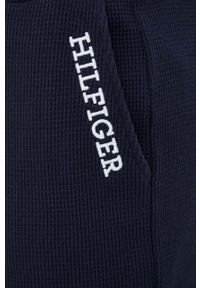 TOMMY HILFIGER - Tommy Hilfiger spodnie piżamowe bawełniane kolor granatowy gładka. Kolor: niebieski. Materiał: bawełna. Wzór: gładki #2
